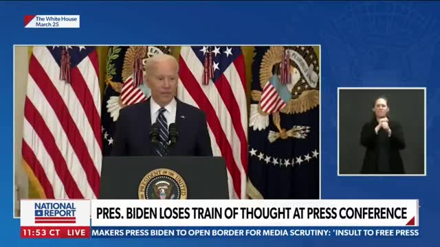 Biden First Press Conference Is A Shame For Every Americans