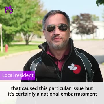 It's certainly a national embarrassment for Canada.' This is how the locals react to parliament