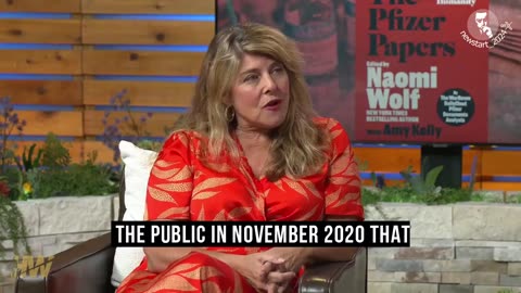 Naomi Wolf: "And I can say without hesitation that this (Pfizer COVID vaccine)