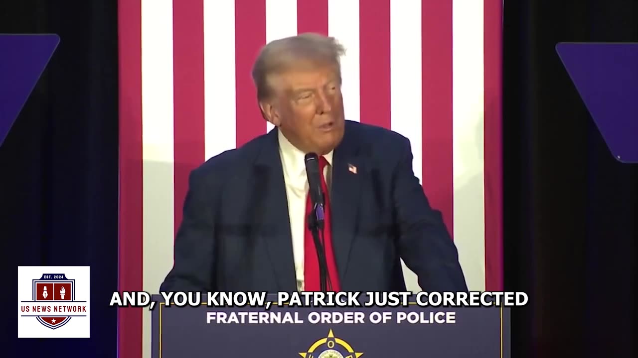 Trump Thanked for Endorsing President of the Police Department!