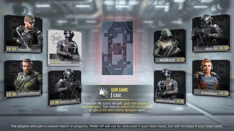 gun game - kill everyone using different weapon all the time