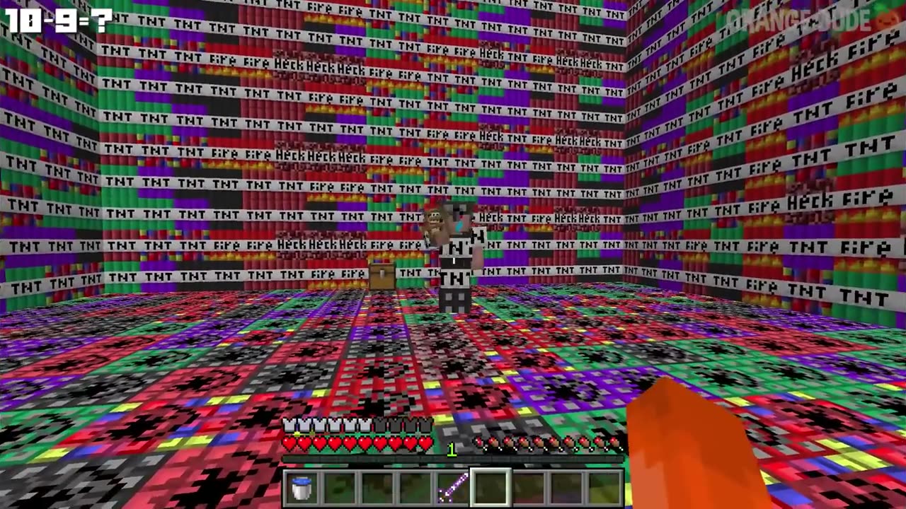 Never LIGHT THIS LONGEST TNT PIT in Minecraft Challenge 100% Trolling