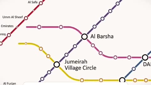 Future metro plan Dubai