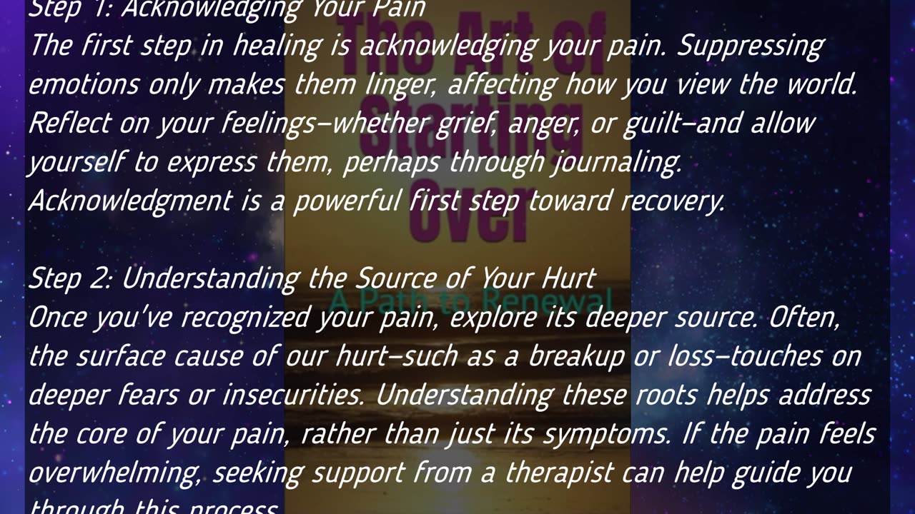 Healing the Hurt