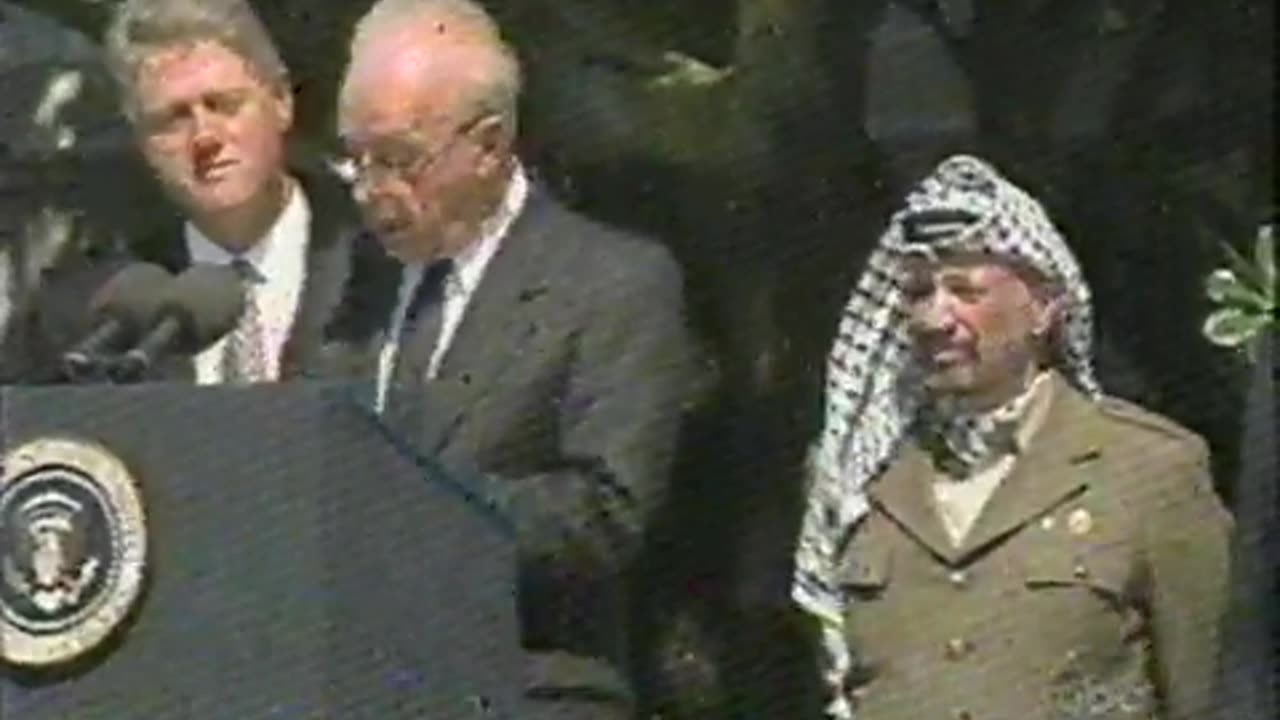 September 13, 1993 - Historic Middle East Peace Agreement Signed at White House