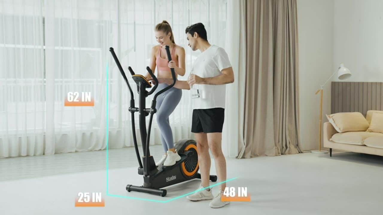 Niceday Elliptical Machine, Elliptical Trainer for Home with Hyper