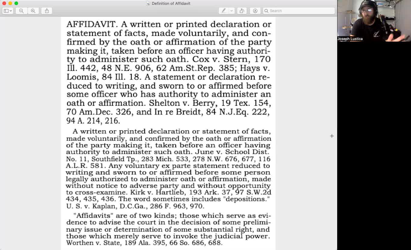 What is an affidavit? How to use one.