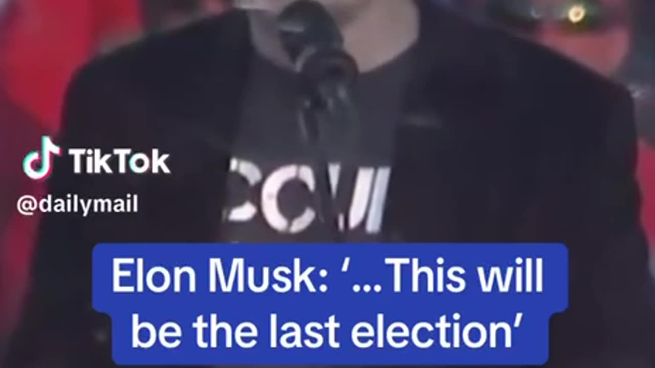 Elon Musk Warns Americans -- THIS IS IT! This could be Your Last Election!