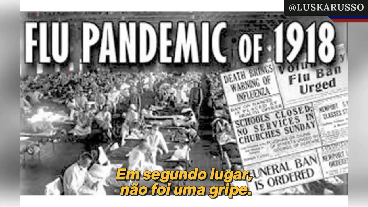 🎬⚠️A PANDEMIA DE GRIPE ESPANHOLA DE 1918 E OS ROCKEFELLER⚠️🎬