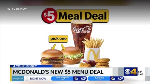 June 24, 2024 - McDonald's Set to Offer New $5 Value Meal