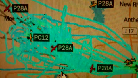 N53339 N749PA N745PA N5144X gang banging the HELL out of Northwest Phoenix AZ