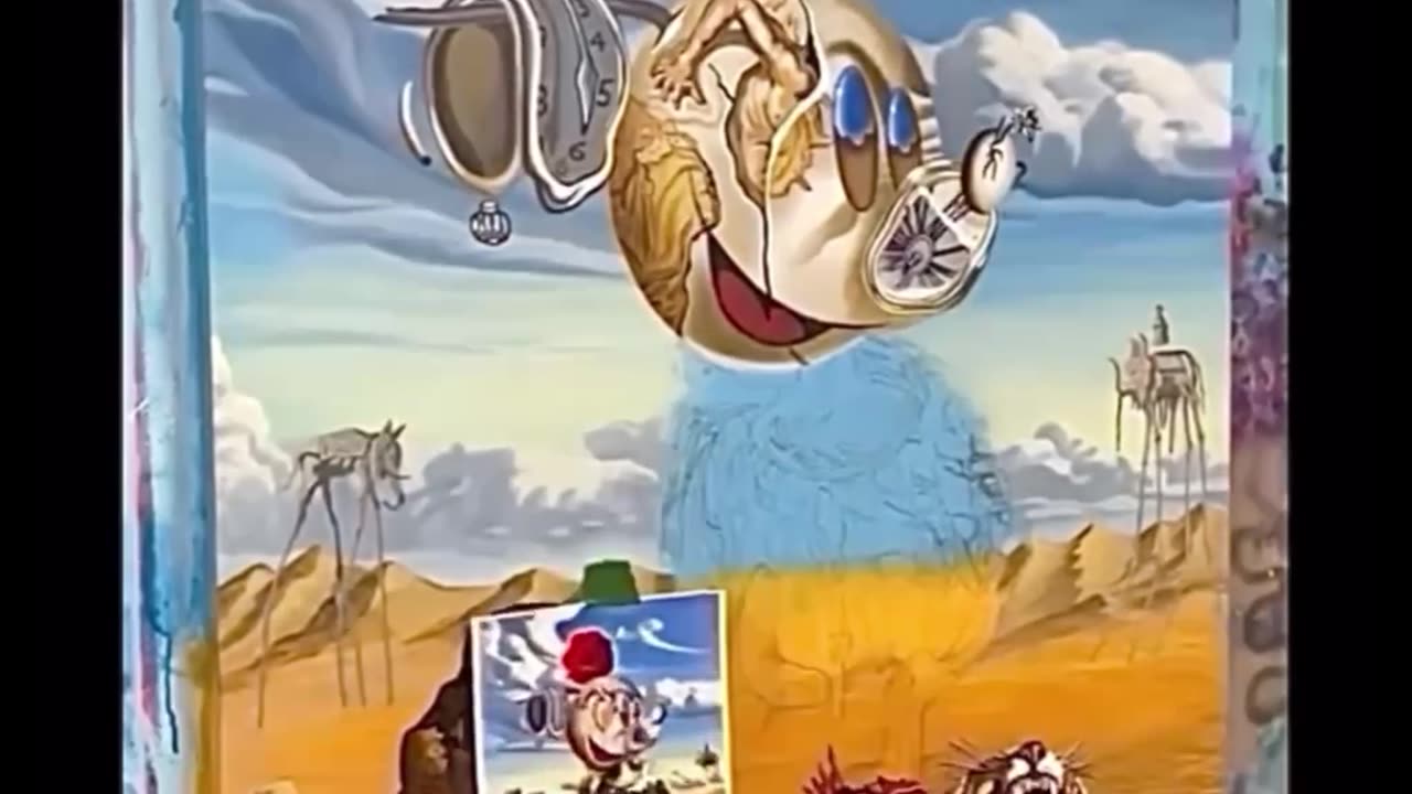 “Dali Mouse” Time Lapse Painting