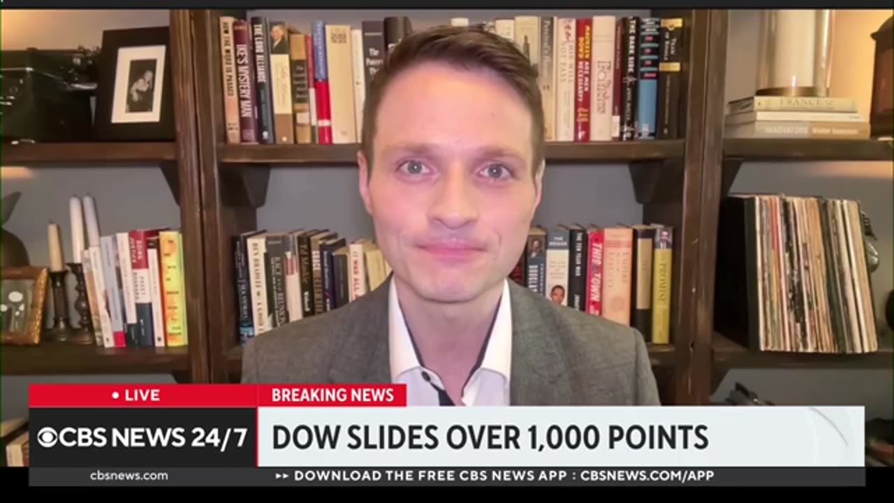 Stock market suffering disastrous day, Dow slides over 1,000 points