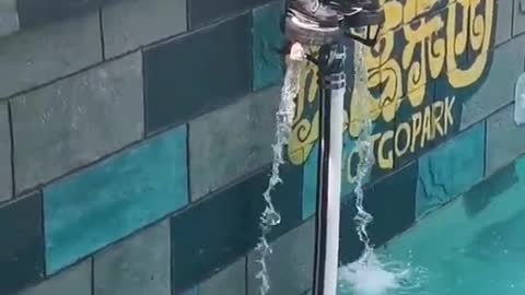 OMG amazing man in swimming pool