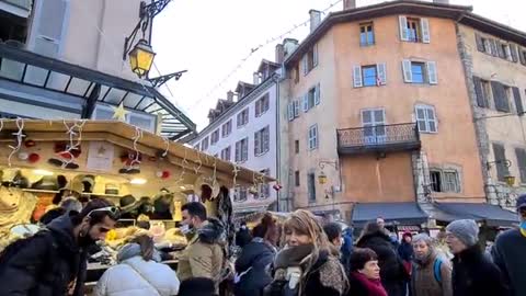 Manifestation Annecy le 18 12 2021