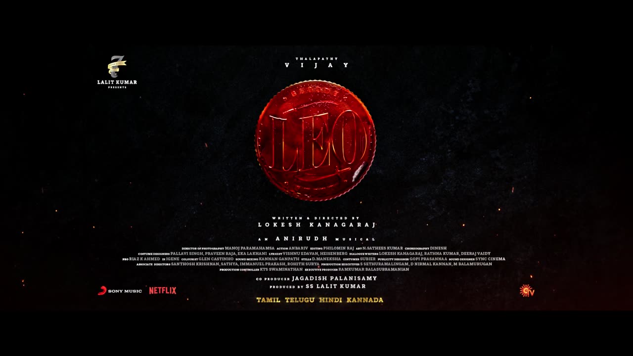 Leo Tamil movie trailer.