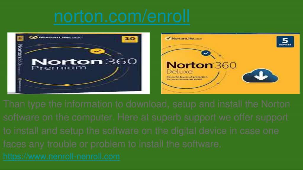 www.norton.com/enroll & norton setup