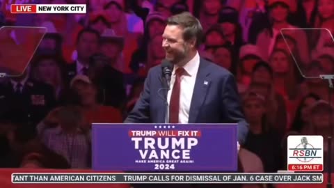 JD Vance full speech - Trump Rally: Madison Square Garden 10/27/2024