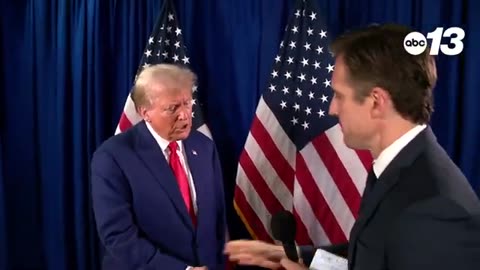 EXCLUSIVE: Former President Trump talks one-on-one with News 13's Patrick Hussion