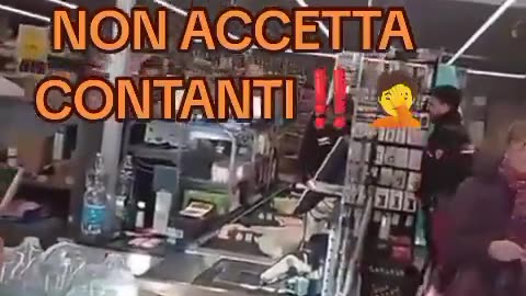 In Sardegna (Thiesi) un supermercato MD si inventa che non accettano contanti...