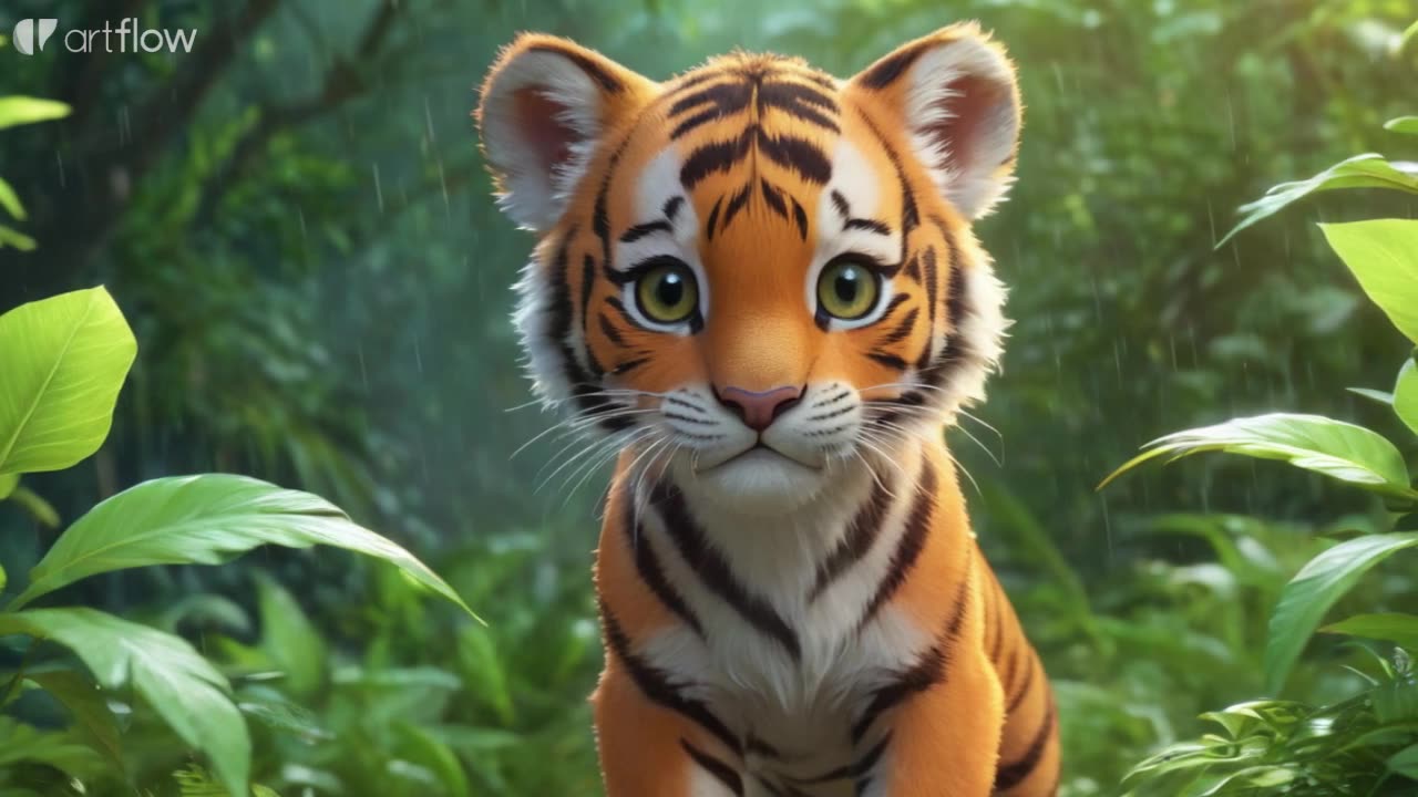 "The Jungle's Resilience: The Inspiring Tale of Little Tiger" #LittleTiger #InspiringTale