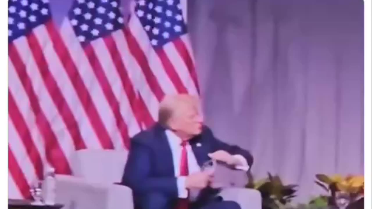 Trump playing around