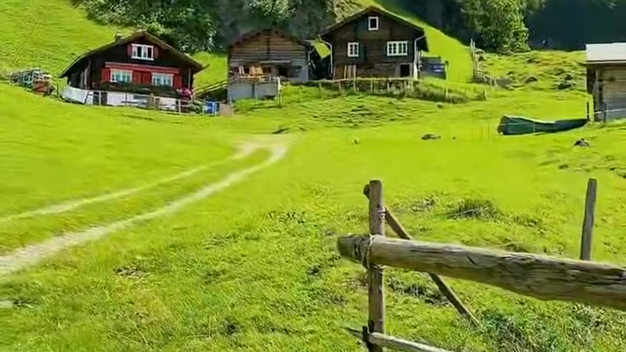 in the villages of Switzerland, life only increases with these views