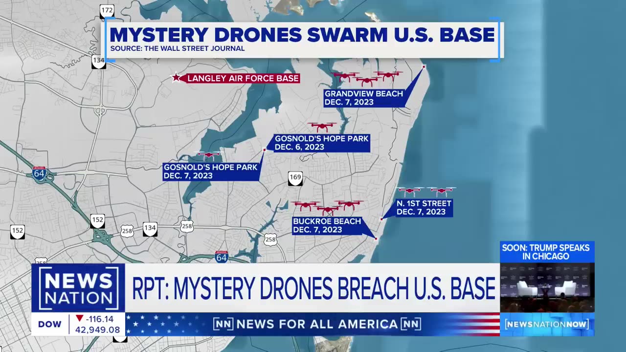 WW3 Update: Mystery drones fly over US base NewsNation