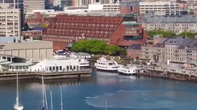 Free Stock Video For Everyone No Money - Star Spangled Banner - Boston USA