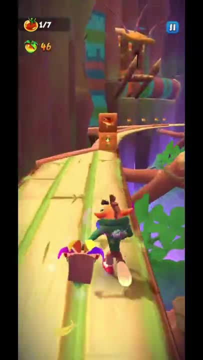 Raygunner Crash Bandicoot Skin Gameplay - Crash Bandicoot: On The Run! (S4 Bandicoot Pass Tier 10)