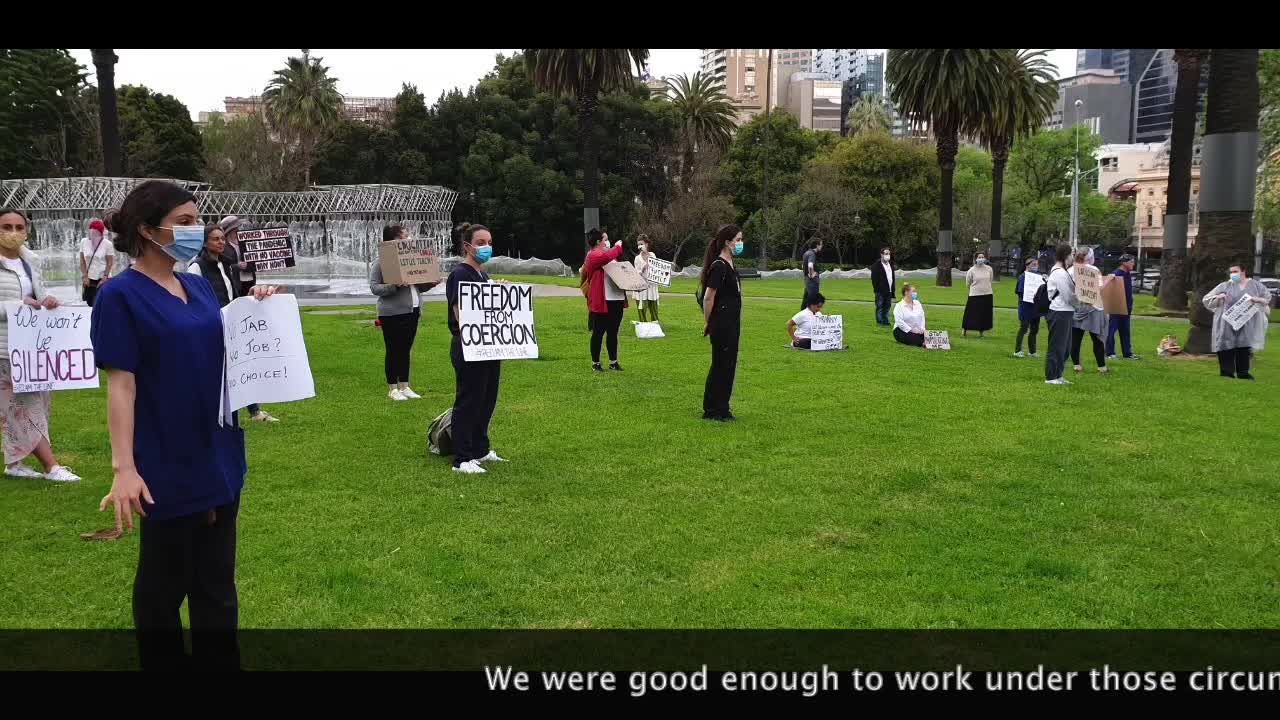 Aussie nurses speak out against government coercion