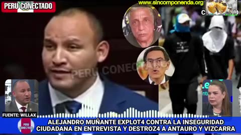 ALEJANDRO MUÑANTE ENFRENTÓ LA SITUACIÓN DE LA INSEGURIDAD NACIONAL CON MUCHA PROPIEDAD