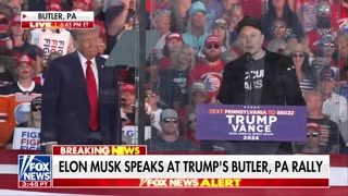 Breaking: Elon Musk joins Trump onstage at Butler rally: If you're seeing this, I have 1...