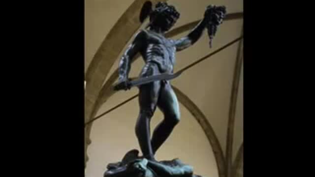 "Greatest Works of World Sculpture" series: "Perseus with the head of the Gorgon Medusa