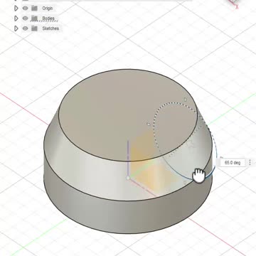 Fusion 360: Chamfer Distance and angle