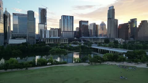 Golden Hour #Austin #downtown #sunrise #AuditoriumShores #civiltwilight #goldenhour