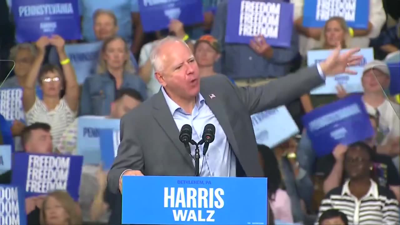 🚨 WALZ FINALLY TELLS THE TRUTH: "We can't afford four more years" of Kamala Harris.