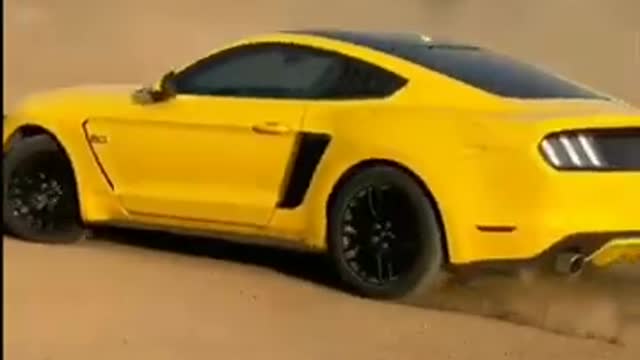 Ford Mustang Car colour yellow sport car grape