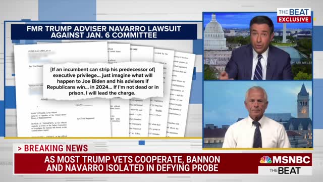 Former Trump Sr Official Dr. Peter Navarro Says He'd Impeach Biden...Arrested by FBI Next Day