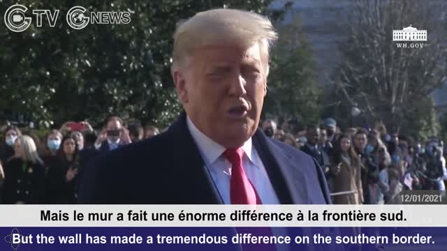 Président Trump : nous ne voulons pas de violence. La destitution va mettre notre pays en danger