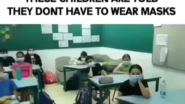 Masks are a form of slavery and control