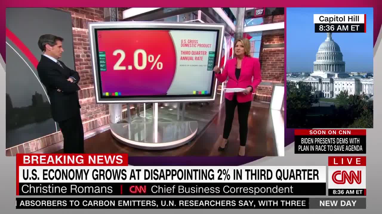 SHOCKED CNN Disappointed By Decline In Economic Growth