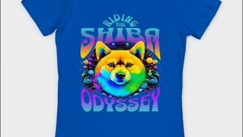 SHIBA INU T-SHIRT FOR PERFECT WOMEN BODYSHAPE