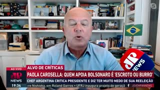 Paola Carosella diz que quem apoia Bolsonaro “é escroto ou burro”