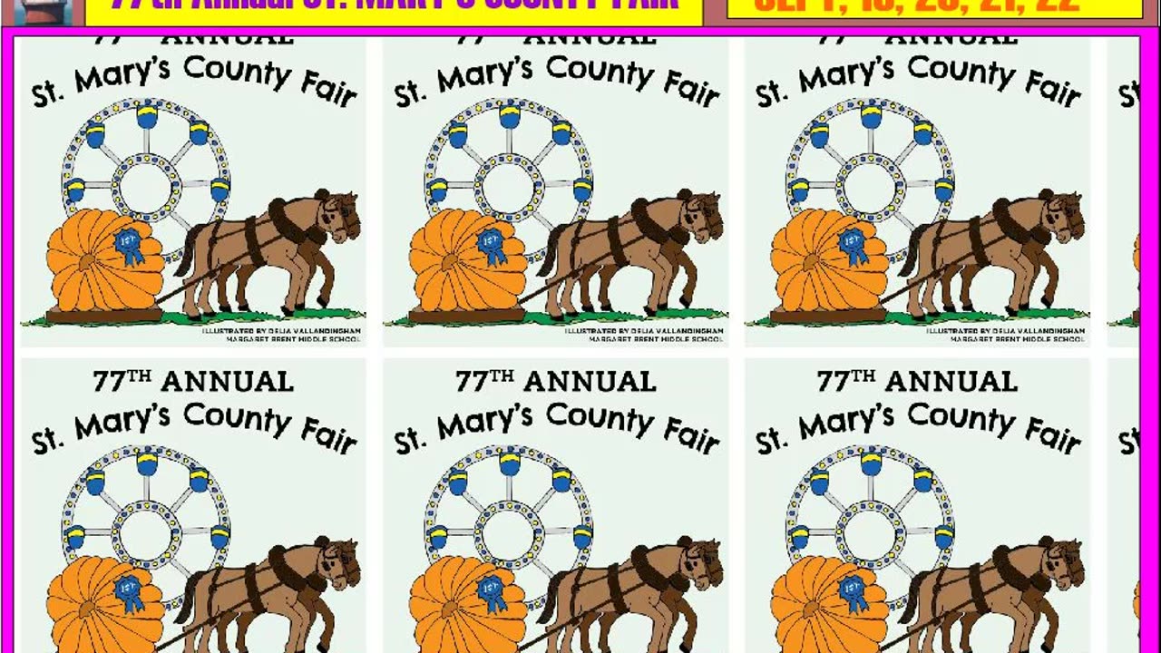 THE GREAT SAINT MARY'S C0UNTY FAIR 2024 PROGRAM