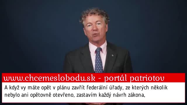 "Nemusíme akceptovat nařízení, lockdowny a škodlivou politiku těchto malých tyranů a byrokratů."