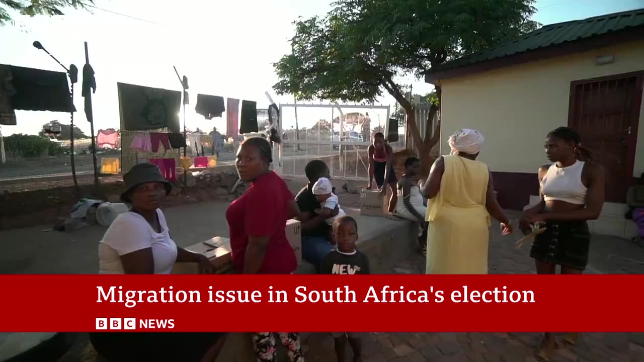 South African elections: Rising tension over illegal migration | BBC News