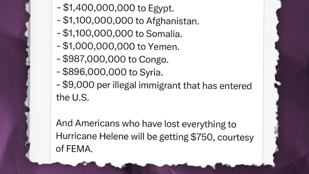 FEMA can’t help Helene victims because democrats blew $640M on illegal migrants!