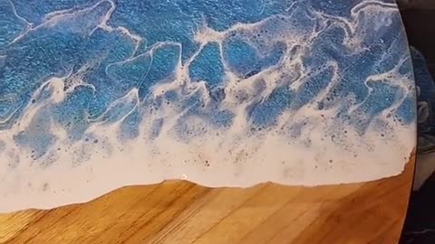 Ocean Wave Epoxy Resin Arts DIY