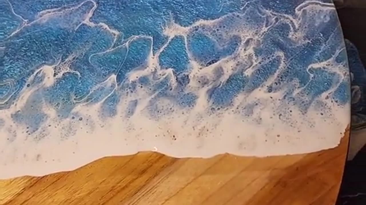 Ocean Wave Epoxy Resin Arts DIY